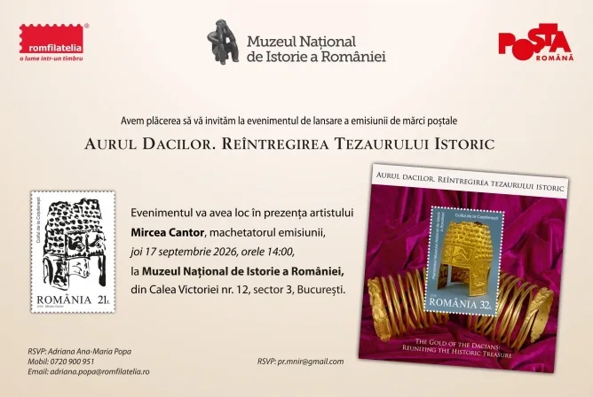 Romania launches 'Gold of the Dacians' stamp issue after historic treasure recovery