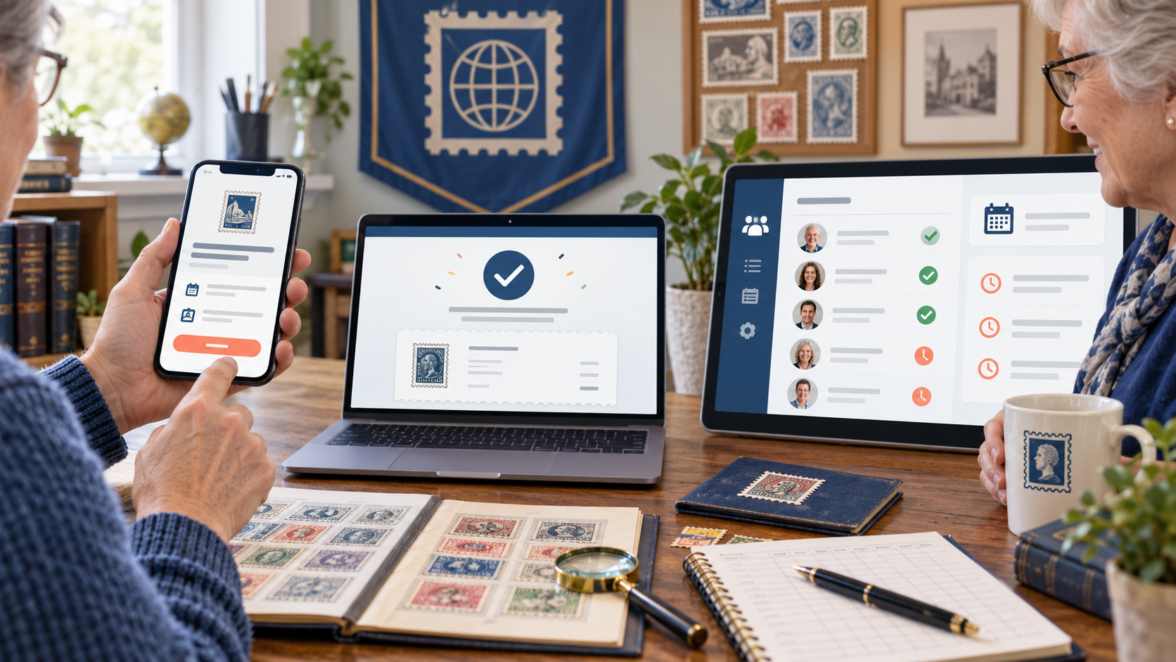 Editorial workflow visual for Membership Fees and Renewals